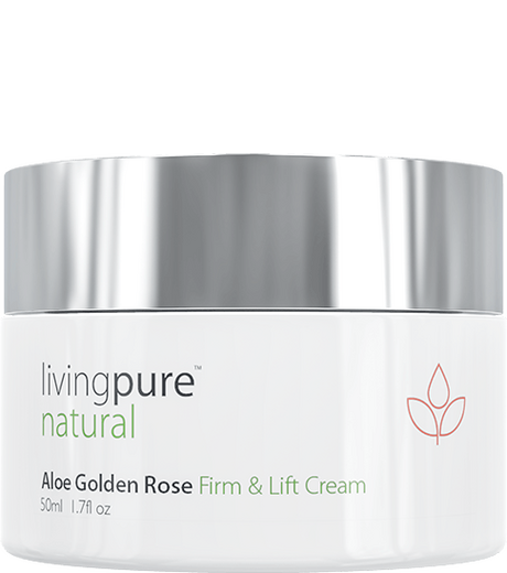 ALOE GOLDEN ROSE Κρέμα Σύσφιξης & Ανύψωσης | Living Pure Natural